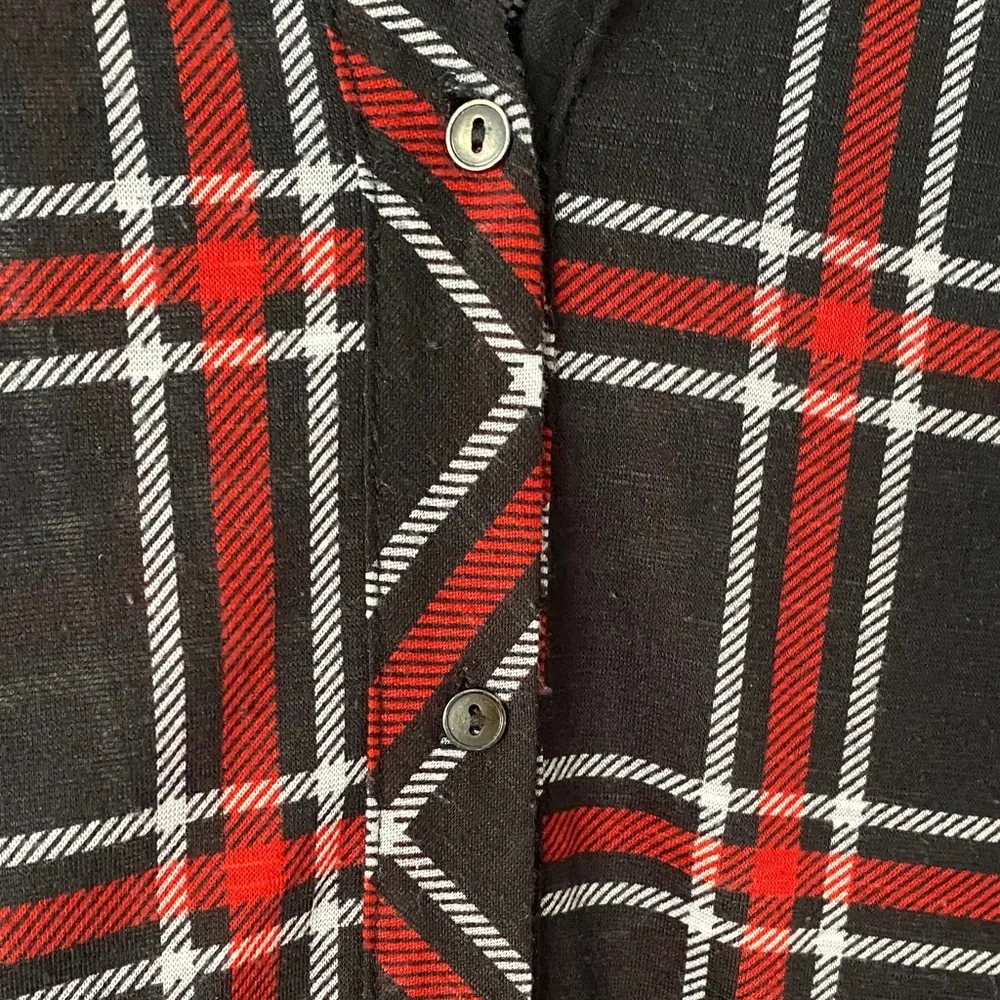 Derek Heart Black and Red Plaid Shirt Dress - Picture 10 of 11